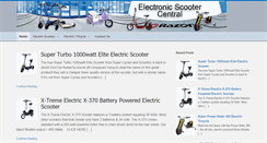 Desktop Screenshot of electricscootercentral.com